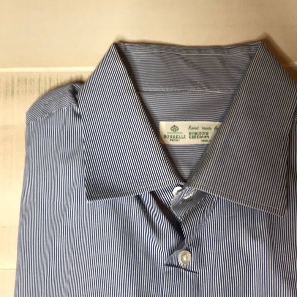 Luigi borelli napoli button down shirt cuff links